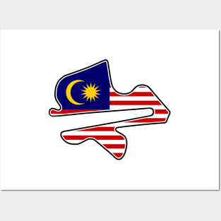 Sepang International Circuit [flag] Posters and Art